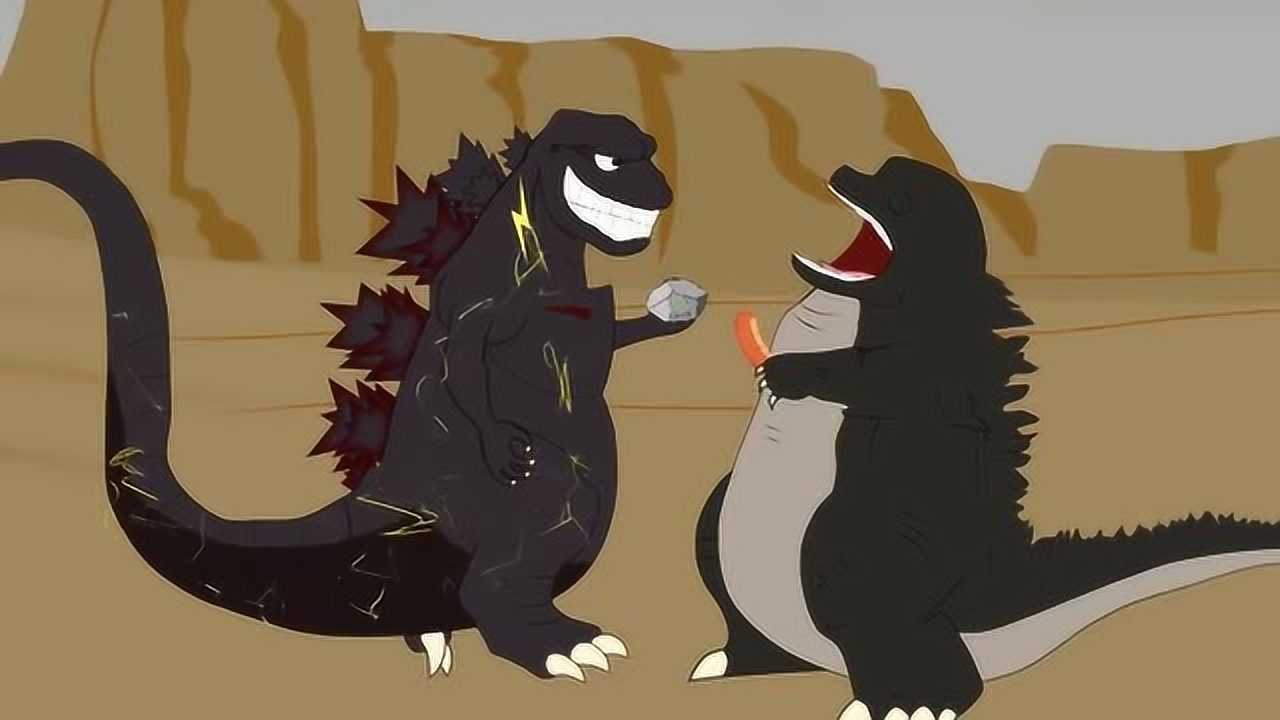 红莲哥斯拉获得雷电技能 趣味动漫