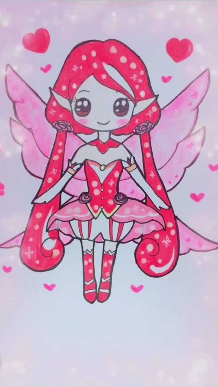 蝴蝶仙子简笔画,有没有你们喜欢的呀?