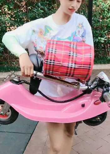 小绵羊电动车,粉红色满满的少女心!你值得拥有