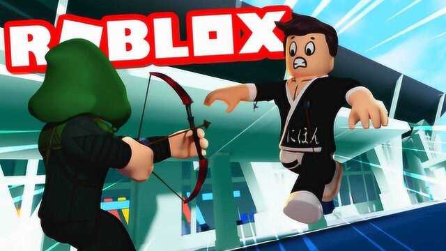 Roblox疯狂都市!超级英雄罗宾汉大战匪帮!咯咯多解说