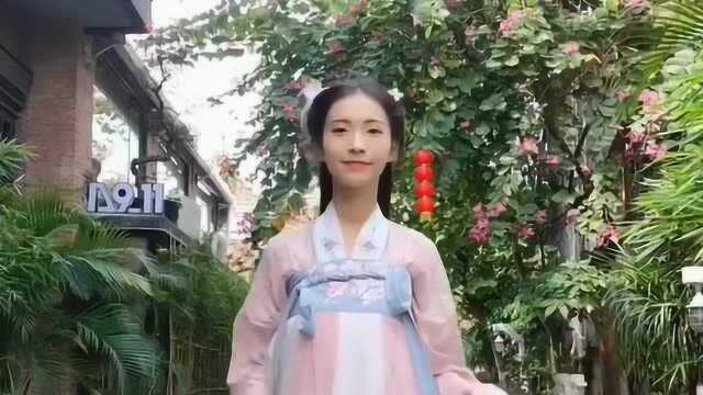 红粉橘蓝4个颜色齐胸汉服,哪一款配色会是你的最爱