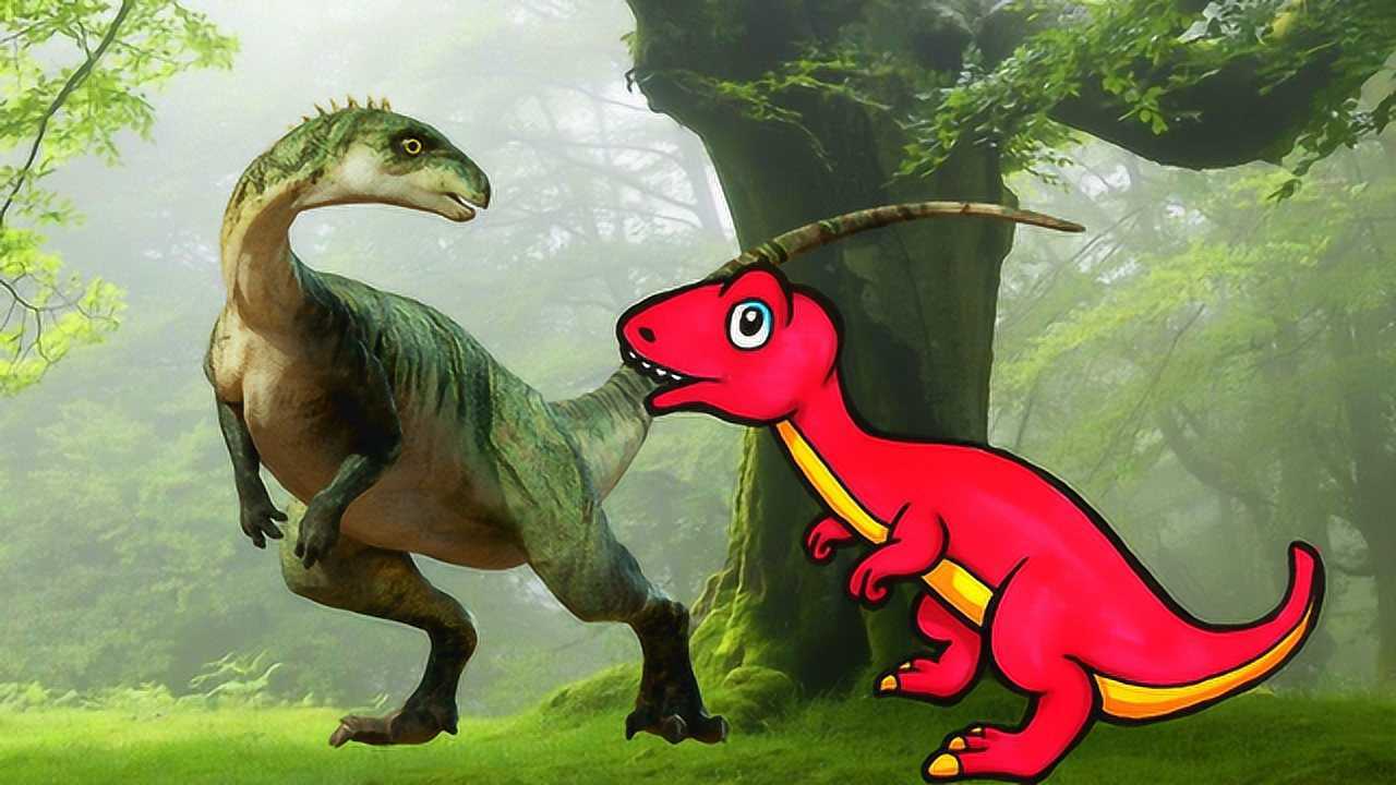 恐龙简笔画画一只最爱吃鱼的恐龙重爪龙