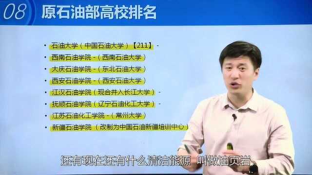 高考志愿填报中,那些值得报的原石油部级直属院校