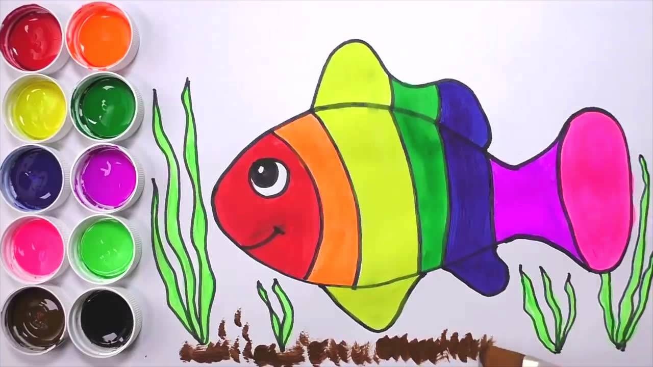 画鱼时怎样涂色最好看图片
