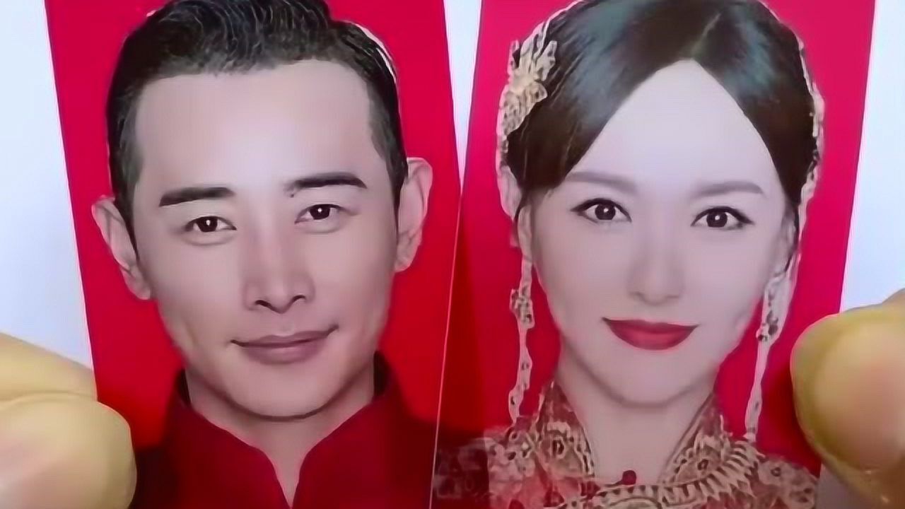 把唐嫣和罗晋的照片合在一起就能知道双胞胎宝宝的长相了