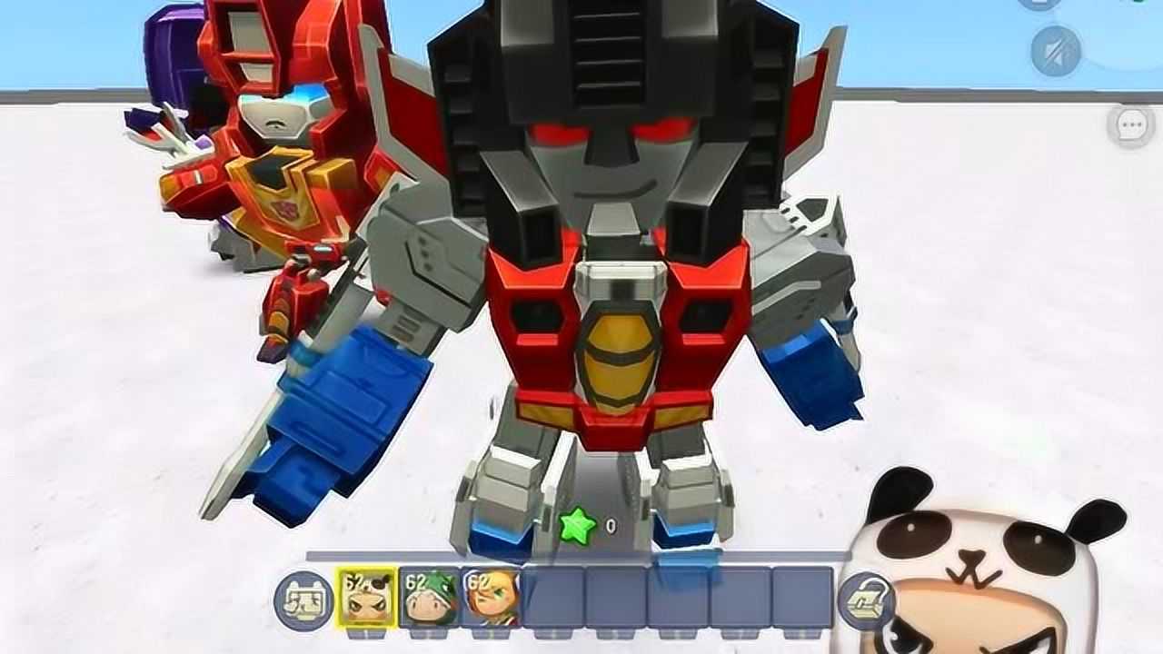 迷你世界:测试服更新的变形金刚也太帅了吧,对男孩子毫无抵抗力