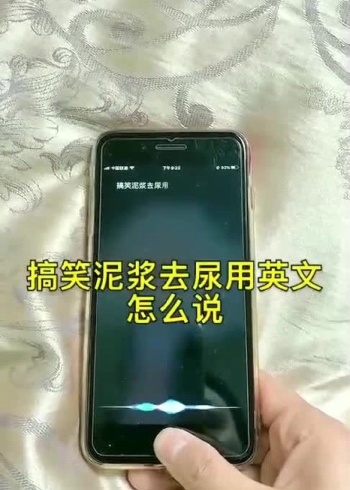 搞笑泥浆去尿用英文怎么说
