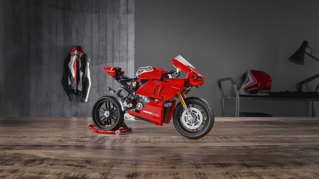 乐高 Technic 新品!杜卡迪 Panigale V4 R 摩托车