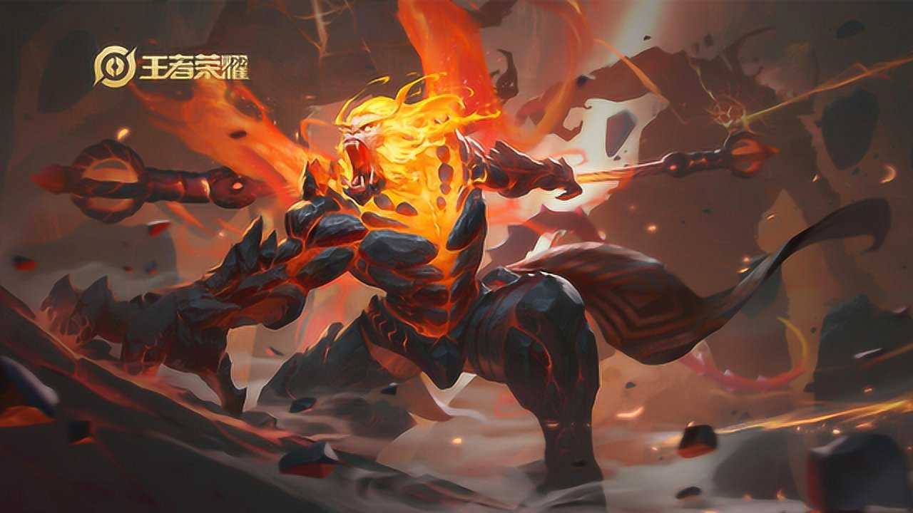 孙悟空地狱火皮肤海报重绘新版原画太霸气了7种方案都很帅