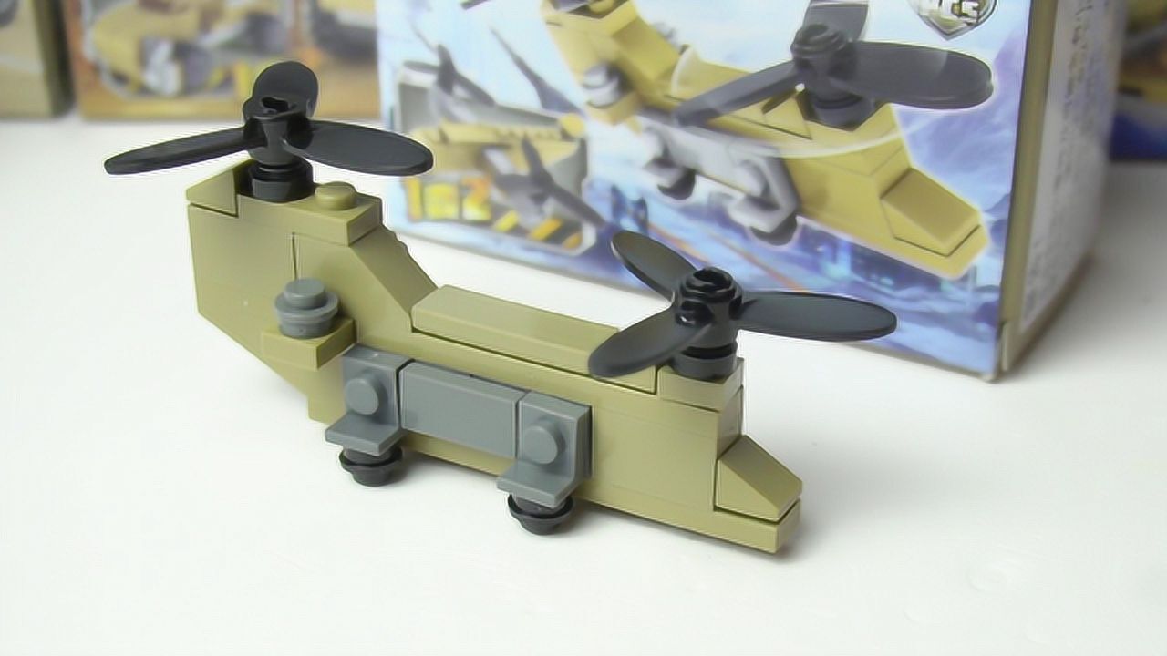 玩具开箱之乐高积木拼一个运输机