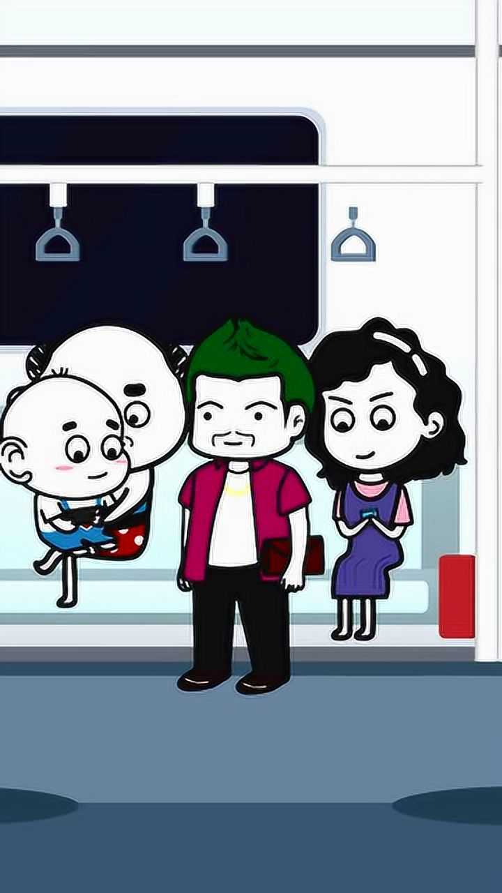 嚣张男子坐地铁故意蹭小女生,旁边的大叔都看不过去