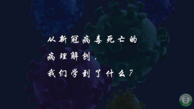 无法结束的话题我们从新冠病毒死亡病理解剖中学到什么