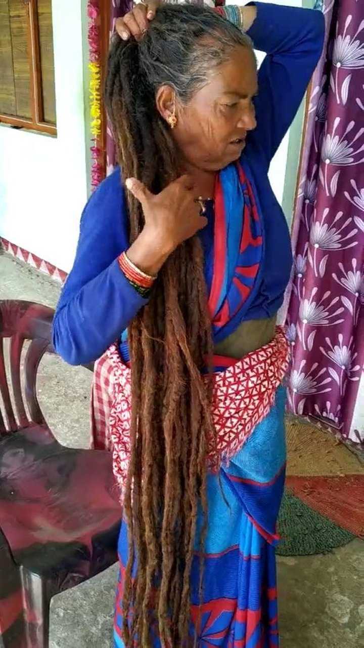 印度这头发也太长了吧