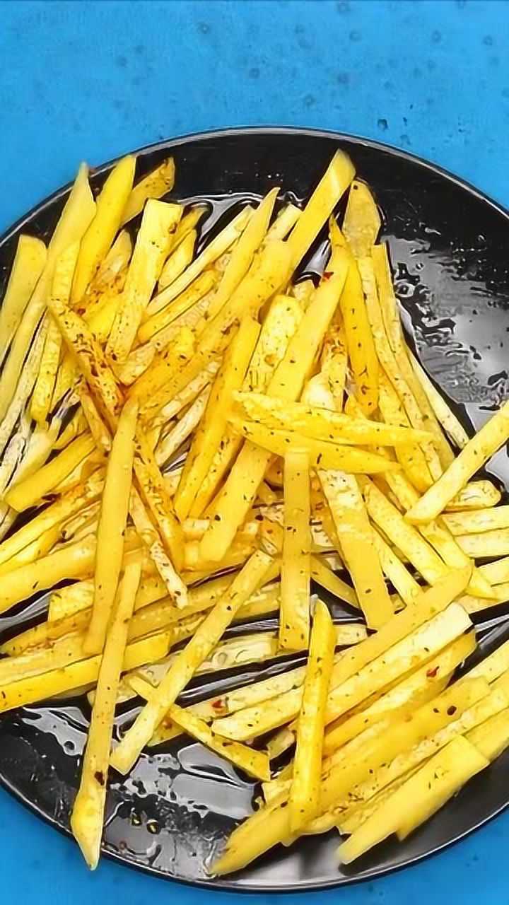 微波炉也能做法式炸薯条_腾讯视频