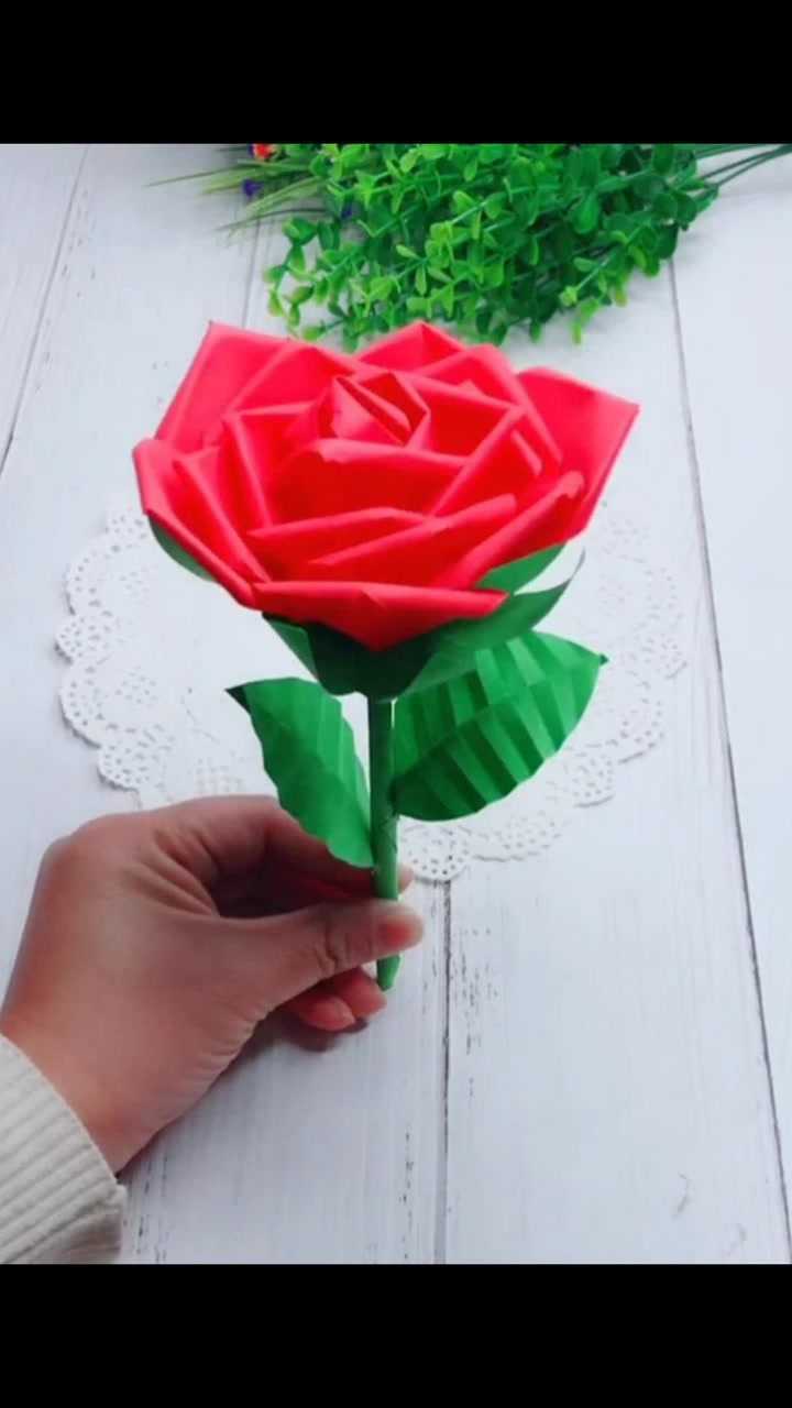 玫瑰花手工制作