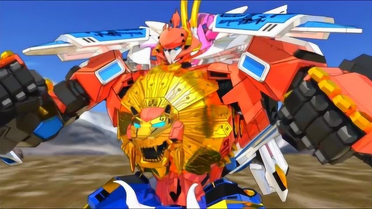 神兽金刚:地兽金刚合体,团队的力量能打败机械兽吗!