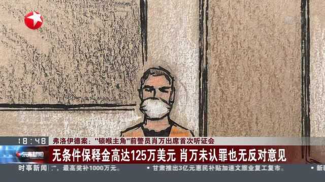 弗洛伊德案:“锁喉主角”前警员肖万出席首次听证会