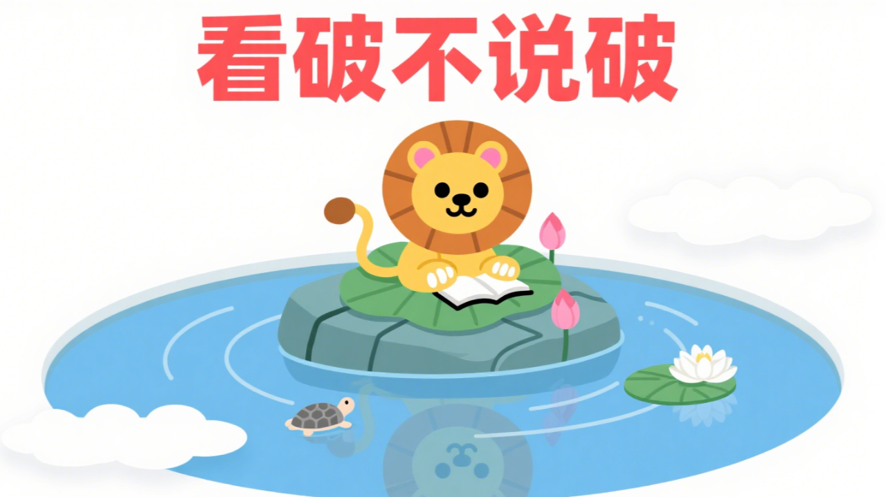 人生大智慧之看破不说破,普通人一定要牢牢掌握