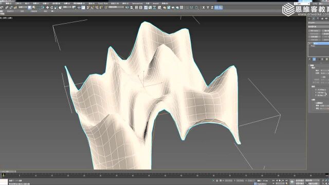 3dmax2019抱枕建模 布料与噪波命令