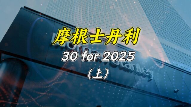 摩根士丹利:30 for 2025(上)