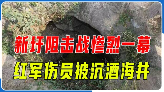 新圩阻击战时的惨烈一幕:百余名红军伤员遭敌捆绑、沉入酒海井