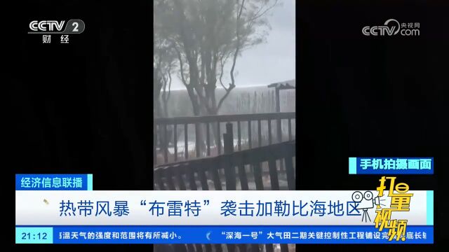 热带风暴“布雷特”袭击加勒比海地区,超百人被疏散