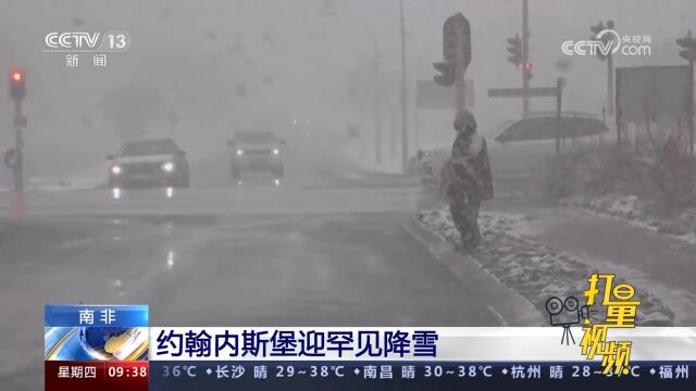 南非:冷空气袭击豪登省!约翰内斯堡迎罕见降雪