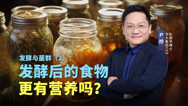 发酵与菌群系列第2集:发酵后的食物更有营养吗?