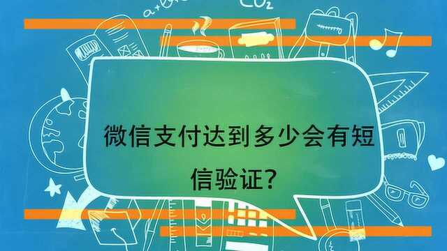 微信支付达到多少会有短信验证?