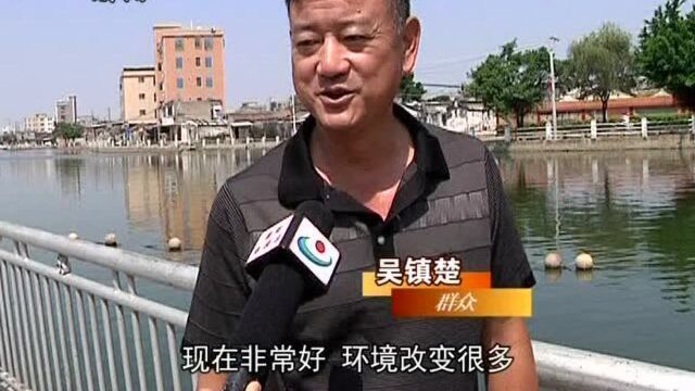 中港河景观配套将于10月份交付使用