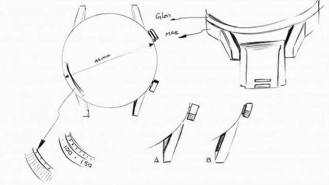 荣耀Magic Watch 2智能手表设计草图曝光,这设计爱了!