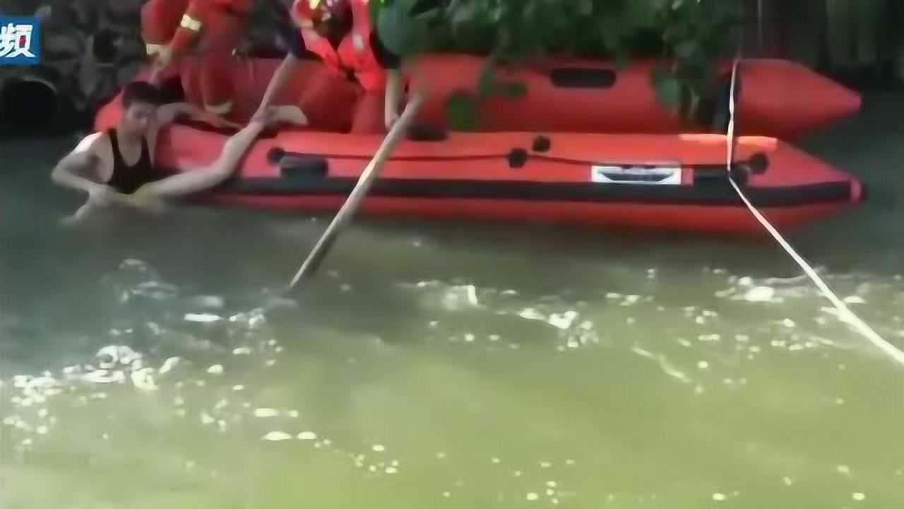 4名中学生结伴游泳，2人不慎溺水身亡，打捞现场让人揪心_高清