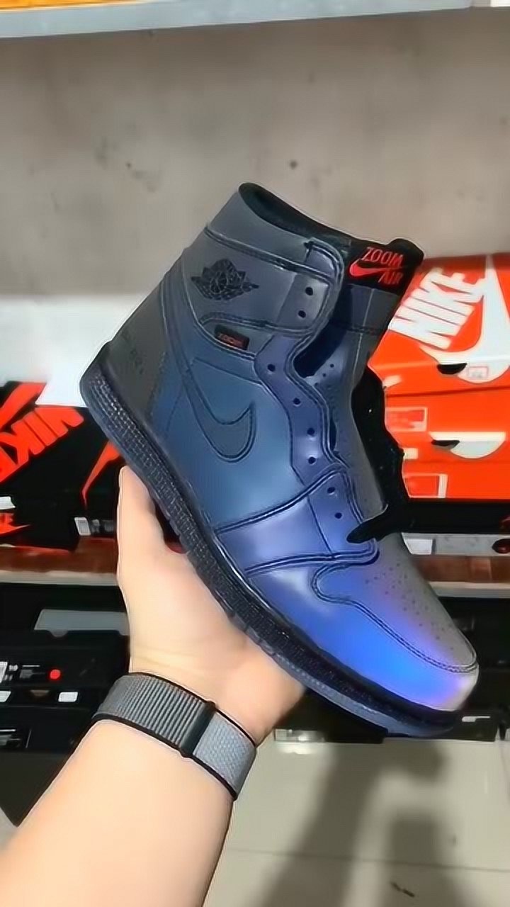 aj系列经典之作airjordan1变色龙细节鉴赏
