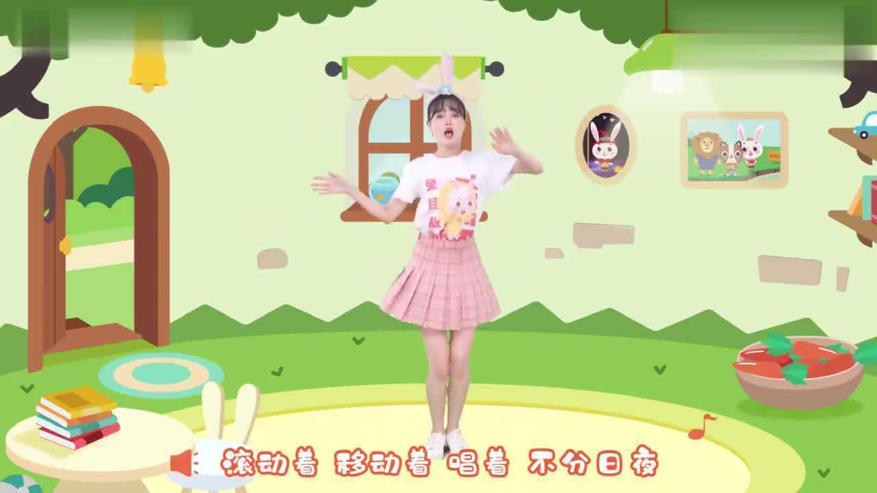 兔子舞舞蹈视频,幼师必备魔性洗脑的兔子舞,改良版适合儿童