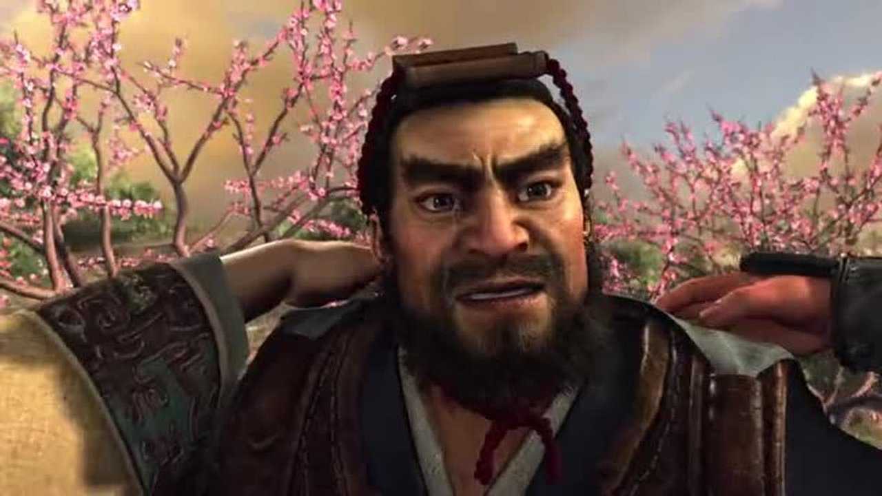 《三国演义》张飞和关羽在桃园接待刘备!三兄弟重逢两眼泪汪汪!_腾讯视频