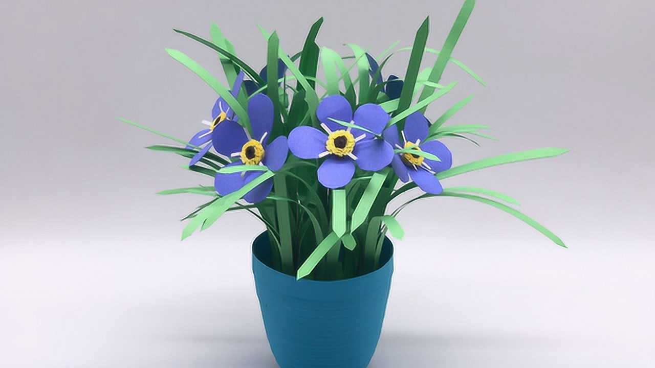 教你手工制作衍纸勿忘草,你知道勿忘草吗?