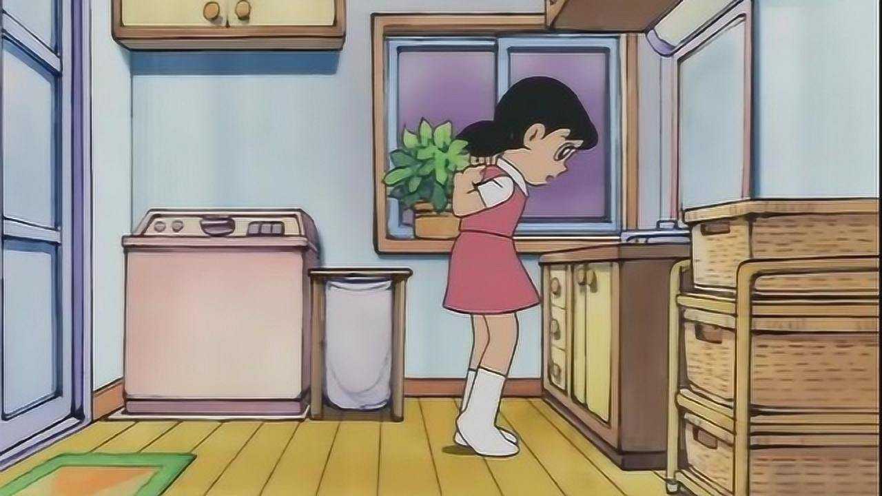 哆啦a梦静香和大雄互换身体洗澡的时候瞬间尴尬了