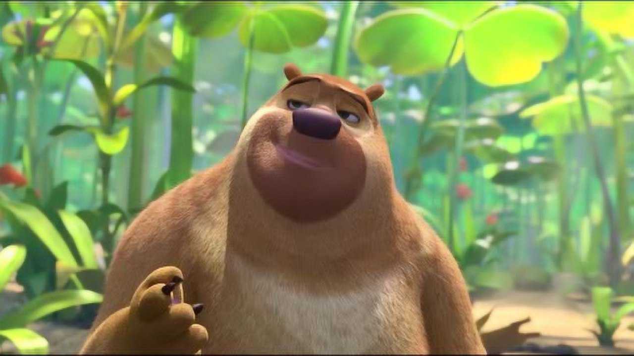 变形记:光头强和两只熊都变小了,熊二还以为这是幻觉