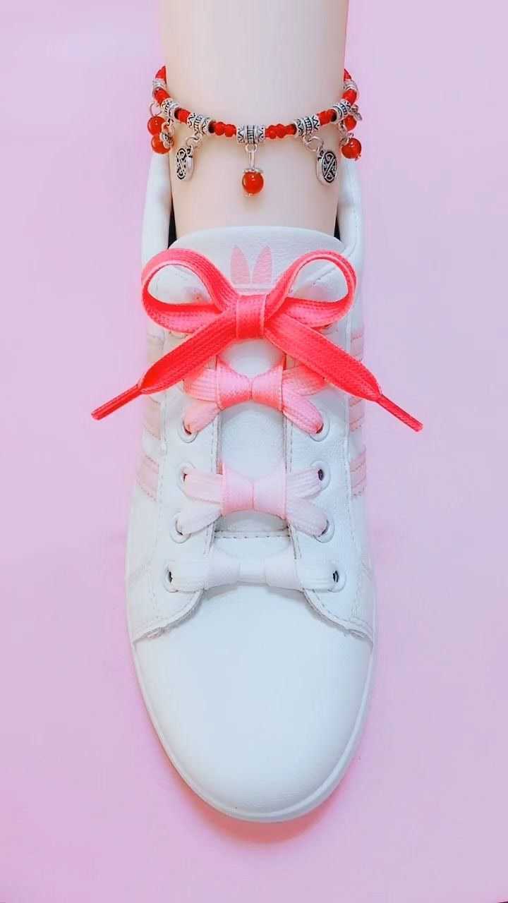 蝴蝶结鞋带系法,你学会了吗?_腾讯视频