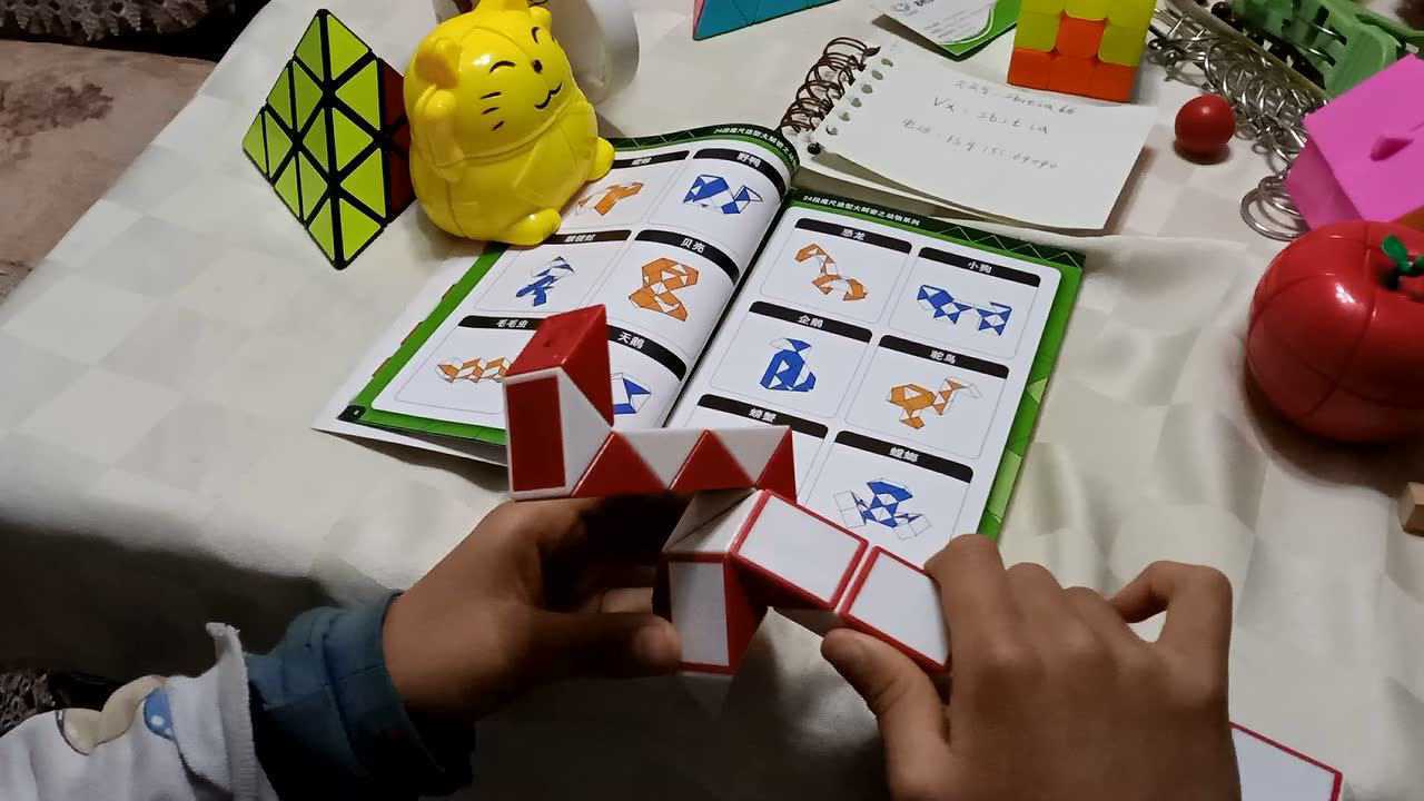 教大家用24段魔尺折变鸵鸟教学教程