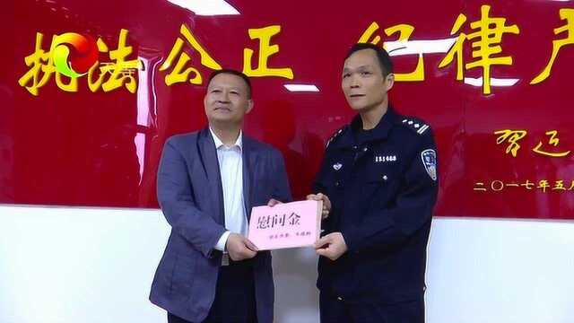 朱中卫到天等县开展政法干警新春慰问