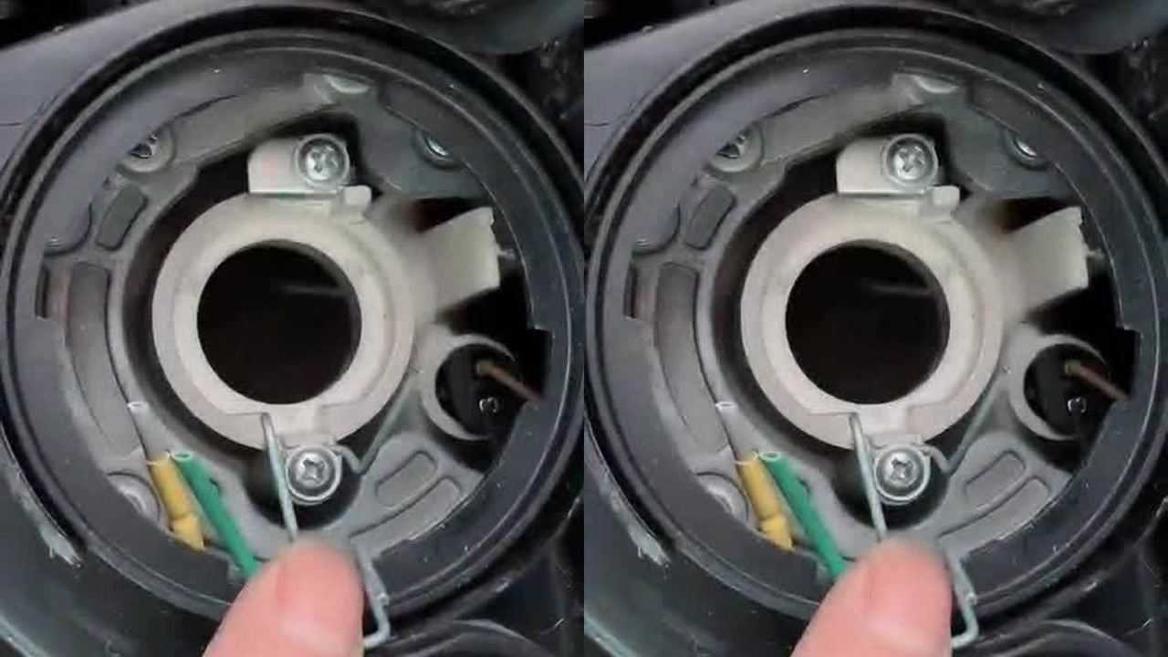 h7型号卤素灯泡更换led大灯步骤