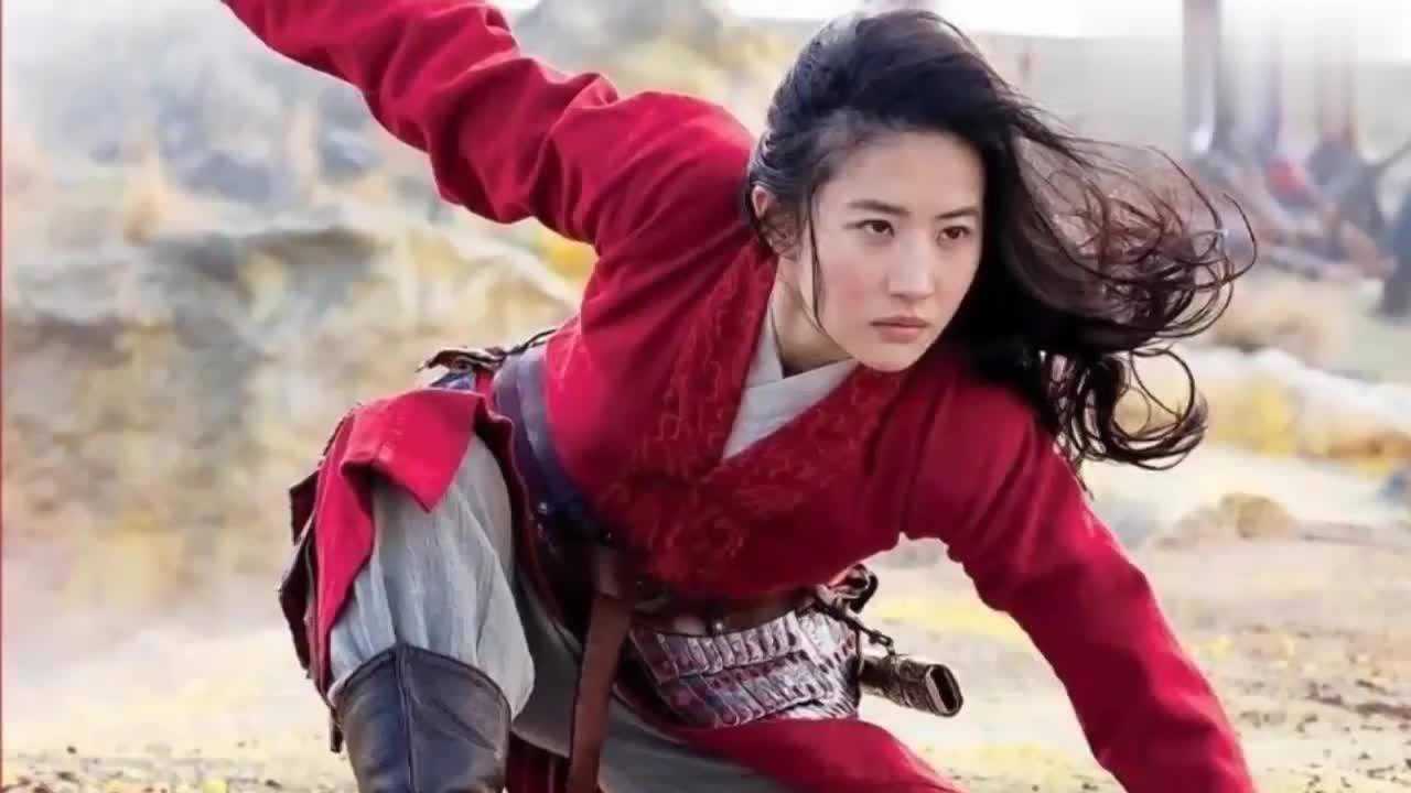刘亦菲花木兰造型登上迪士尼杂志封面英姿飒爽眼神坚毅气场足