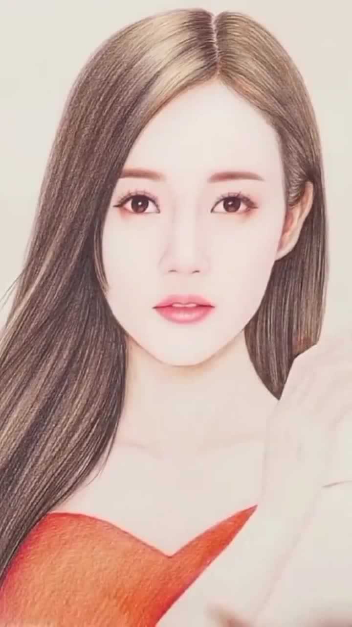 牛人手绘李一桐,成品出现那一刻,已经很像了