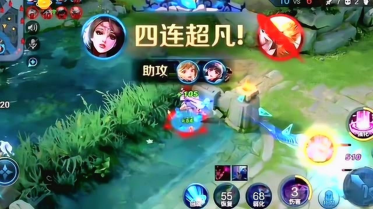 王者荣耀国服貂蝉的三角打法不要见人就跳懂得拉扯是关键