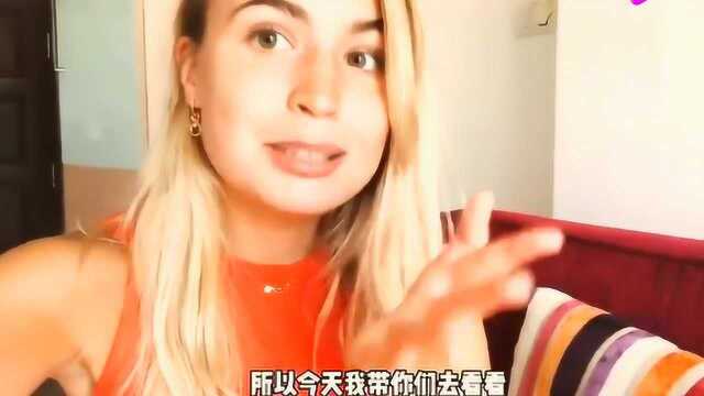 俄罗斯美女夜探泰国人妖区,身材妖艳,男朋友看傻了眼不肯走