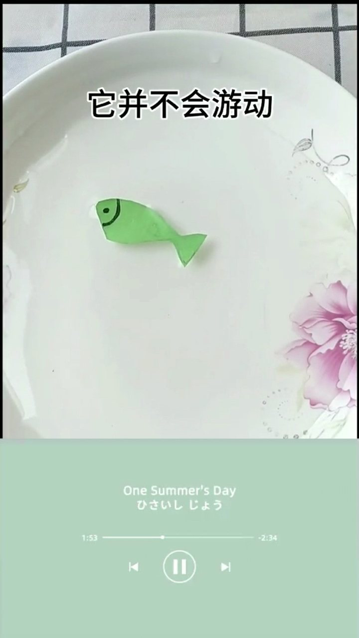 科学小实验,小鱼快跑