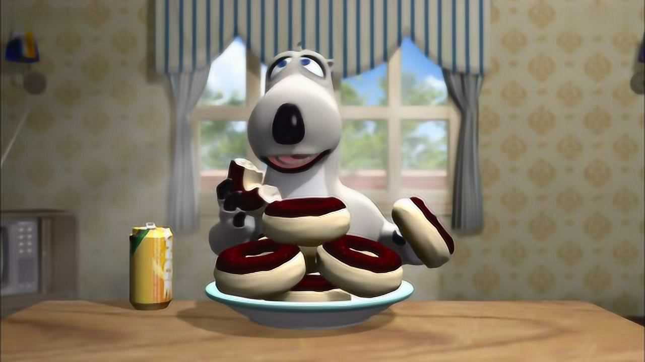 贝肯熊第二季:倒霉熊这么胖了还吃甜点?凳子都被压坏了?