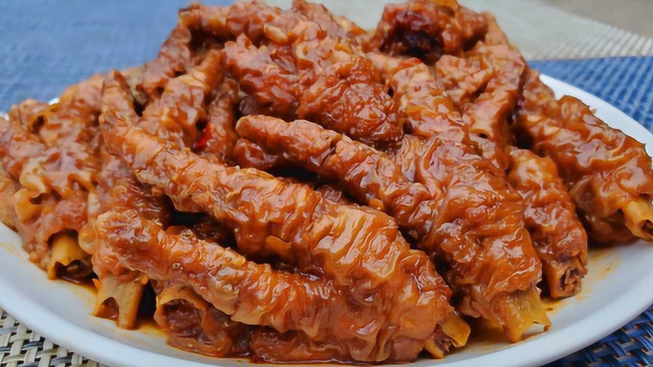 虎皮鸡脚怎么做好吃?大厨教你这样做5斤不够吃,香软脱骨特解馋