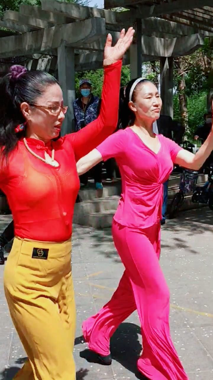 漂亮的吉特巴舞基本步
